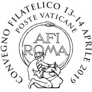 Comunicato 21/2019 del 16 aprile 2019 Annullo postale speciale in occasione del convegno filatelico romano AFI 2019 (13-14 aprile 2019) In occasione del convegno filatelico romano AFI 2019, che si è