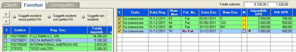 Comunicazione Operazioni Rilevanti ai fini IVA - 19 A partire dalla Comunicazione per l anno 2011, la