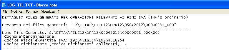 cliccare sull icona - Telematico On Line, che trova sul Frontespizio della Comunicazione.