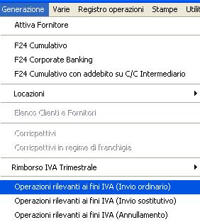 Comunicazione Operazioni Rilevanti ai fini IVA - 27 2.5.