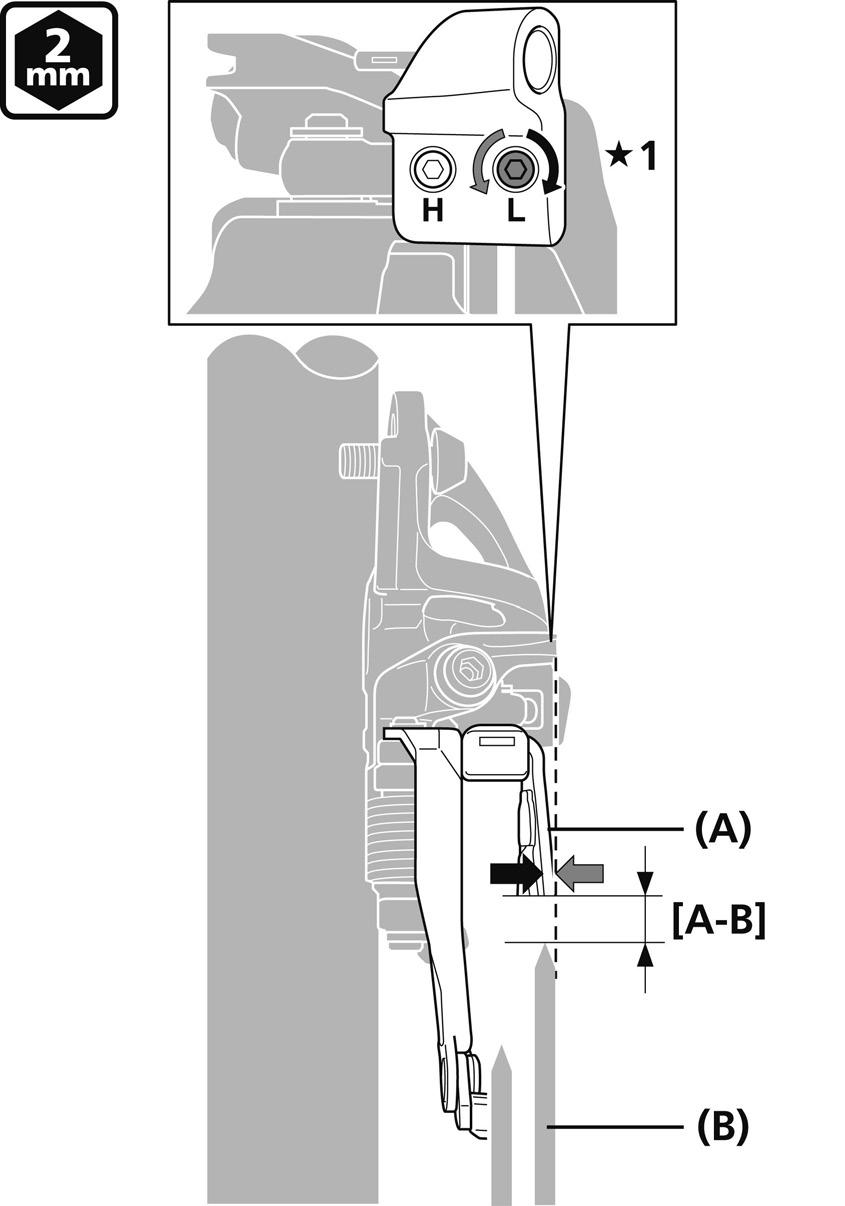 INSTALLAZIONE CONSIGLI TECNICI Controllare applicando una chiave brugola sulla superficie piatta della corona più grande, come mostrato nell'illustrazione. 2.