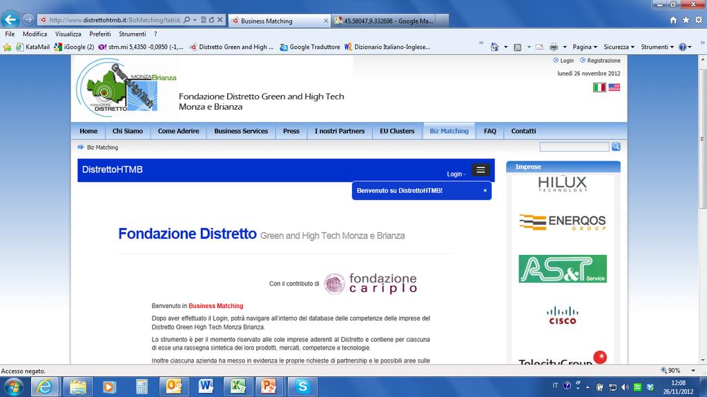 Il Business Matching sul web: