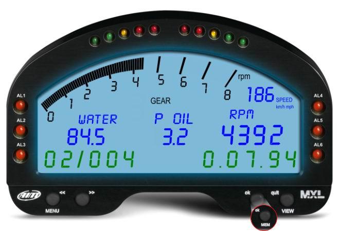 Le funzioni da tastiera di Le funzioni da tastiera di sono molteplici: richiamo e cancellazione dati, retroilluminazione, data ed ora, Modulo GPS, marce calcolate, shift light, modalità demo.