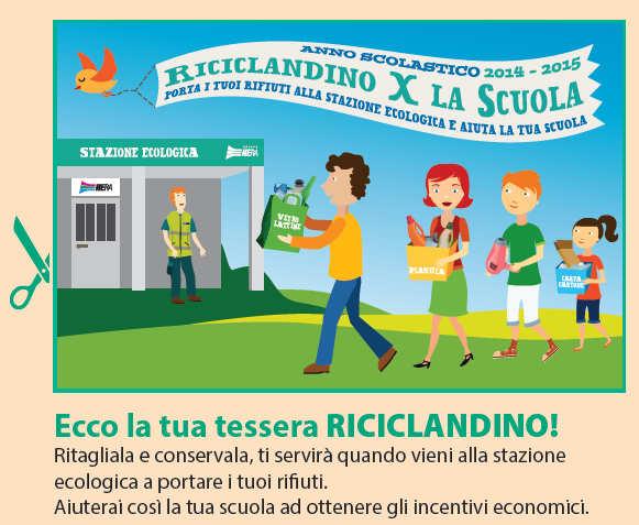 Descrizione 2/2 MODALITA OPERATIVE Ad ogni studente viene consegnata una Tessera con il codice a barre assegnato ad ogni scuola/classe che aderisce al progetto, per il conferimento in CDR.