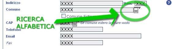 TIPOLOGIA: selezionare la tipologia di beneficiario RAGIONE SOCIALE: ragione sociale dell azienda beneficiaria CODICE FISCALE: codice fiscale dell azienda beneficiaria INDIRIZZO: indirizzo dell