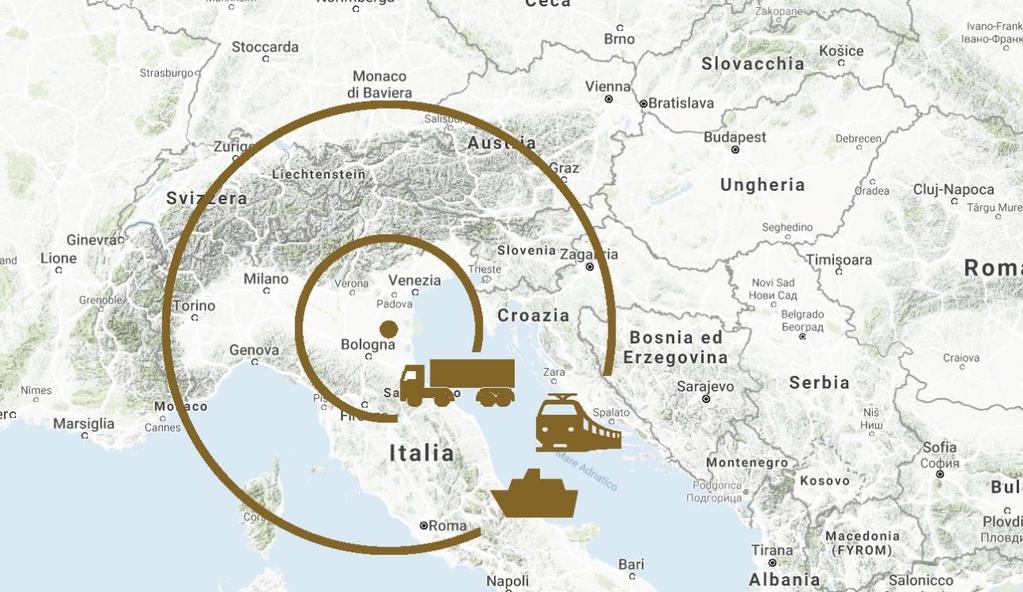 CREDITO 5: Materiali estratti, lavorati e prodotti a distanza limitata Utilizzo di materiali e prodotti da costruzione estratti, raccolti o recuperati e lavorati entro i 180 km dal sito,