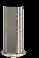 rotazionale in titanio serie KPTR Pilastro flat interno