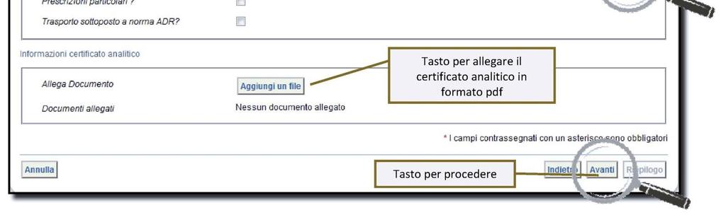 N. colli Imballaggio Operazioni di gestione