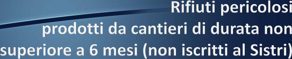 Il responsabile del cantiere si interfaccia con il delegato Sistri del produttore del rifiuto Le operazioni Sistri (registrazioni sul registro cronologico, compilazione Scheda Sistri etc.