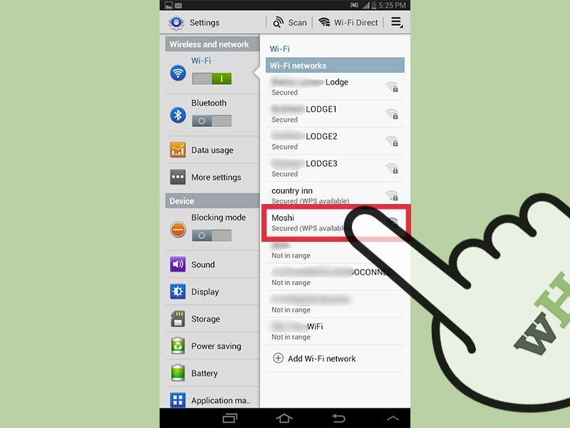 Registrazione e accesso al servizio utilizzando uno smartphone/tablet Android Sul proprio Smartphone/Tablet Android effettuare una ricerca delle reti Wi-Fi disponibili.