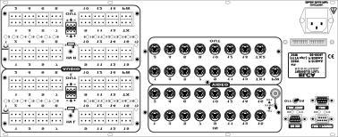 MX1616TYABSL MX1616TYABSLR LOCAL CONTROL PANEL + Y/C VIDEO + BALANCED STEREO AUDIO REMOTE CONTROL PANEL + Y/C VIDEO + BALANCED STEREO AUDIO ANALOG Y/C VIDEO INPUTS - Connectors: 4-din mini - Y