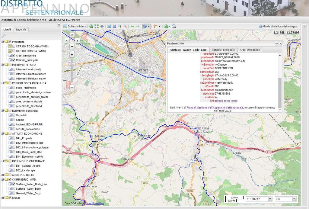 Il progetto WebGIS - PGA Dalla mappa