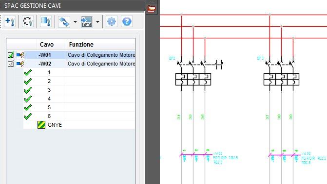 trascinarli nel disegno cliccare alla sinistra dei conduttori che