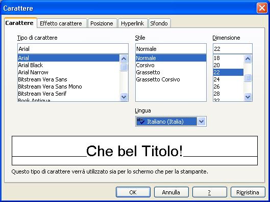 2. Carattere e paragrafo: formattazione avanzata Le funzioni di formattazione del carattere e del paragrafo disponibili sulla barra di formattazione sono solo una parte delle molteplici possibilità