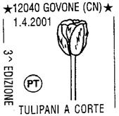 (SS) DATA ED ORARIO DEL SERVIZIO: 31/3/2001 orario 9/14 per la Filatelia della Filiale di 07100 SASSARI Piazza Rosario entro il