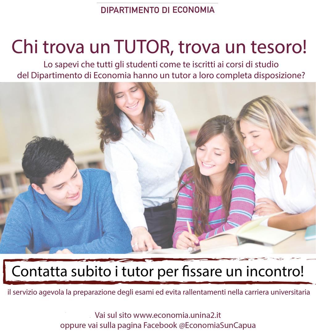 * Tutorato ad Economia, un servizio per gli studenti in difficoltà - Ateneapoli.it - L'informazione universitaria online!