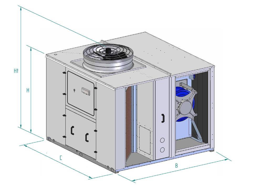 > Dimensioni Modello 0 02 03 04 05 06 07 08 Lunghezza (B) mm 460 460 460 460 90 90 90 90 Larghezza (C) mm 560 560 560 560 860 860 230 230 Altezza (H) mm 90 90 20 20 40 40 50 50 Altezza totale (Ht) mm