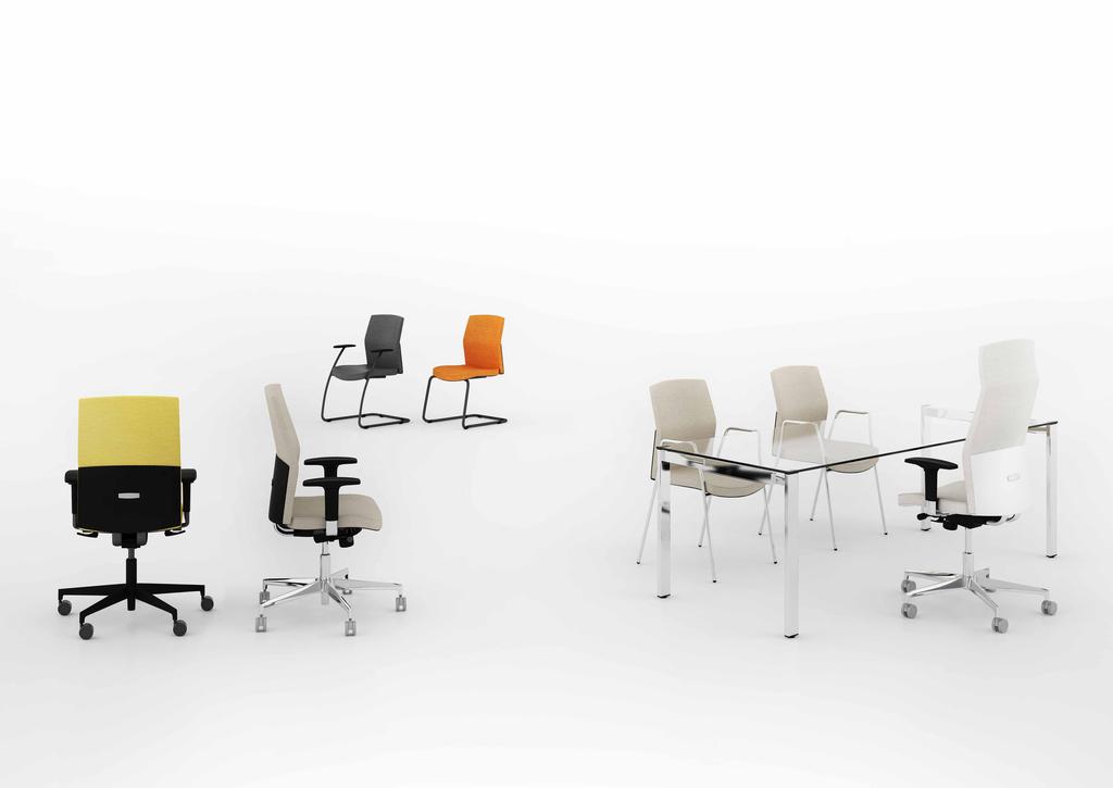 makes the difference fa la differenza is a wide and versatile program of office chairs. The elegant look and the wide range makes it the ideal chair for the executive office.