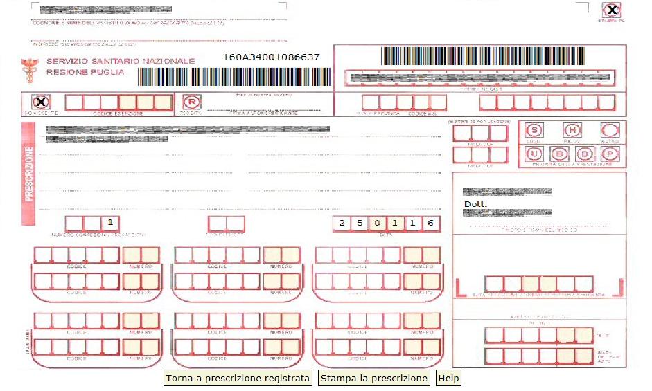 5.2.1.1.1 Prescrizione su ricetta rossa La prescrizione seguirà il vecchio flusso per la ricetta rossa SSN (DPCM 26.03.