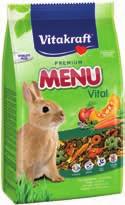 VITAKRAFT MENÙ VITAL CRICETI alimento completo per criceti con semi, cereali e verdure, senza aggiunta di zuccheri; la fibra