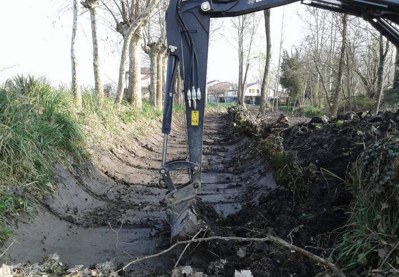 ROGGE TERGOLA E TURCA risezionamento con espurgo per un tratto di 250 metri in via Guarniere in