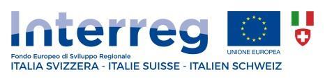 PROGRAMMA DI COOPERAZIONE INTERREG V-A ITALIA SVIZZERA 214-22