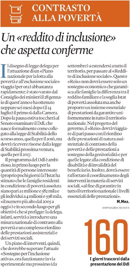 I 2016: 833.000 Quotidiano - Ed.