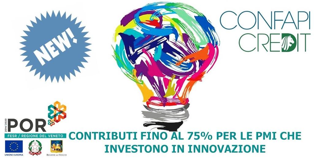 Regione Veneto POR-FESR 04-00 ando per il sostegno all acquisto di servizi per l innovazione da parte delle PMI La Regione Veneto ha stanziato 4000000,00 a favore del bando per il sostegno all