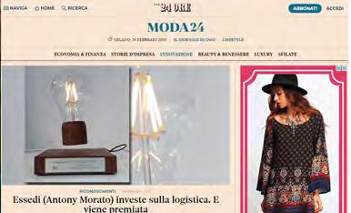20/02/2019 Sito Web Arriva la Milano Fashion Week: il Sole 24 Ore rinnova e rafforza gli LINK: https://www.mediakey.