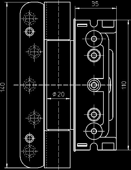 (laterale +/- 3,0 mm, height +/- 3,0 mm, pressione +/- 3,0 mm) utilizzabile per test di sistema secondo la DIN EN 1627 e seguenti con comodo sistema di regolazione eccentrico spina interna Varianti