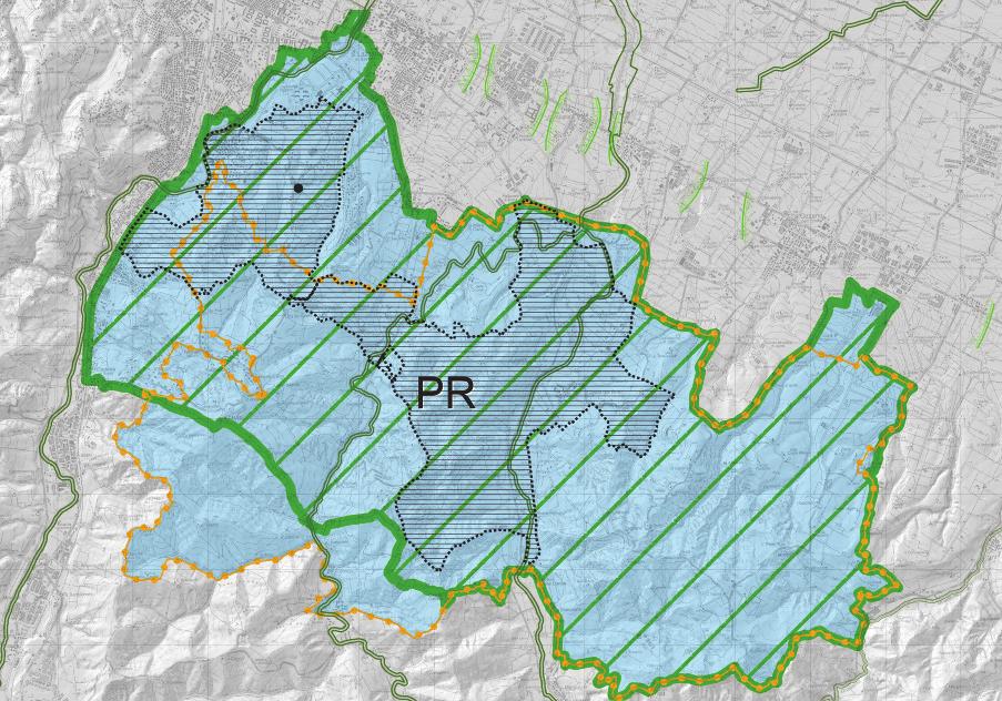 INTERAZIONE CON PIANIFICAZIONE E TUTELE 8 di 8 legenda beni paesaggistici bene paesaggistico bene paesaggistico bene paesaggistico bene paesaggistico da PTCP Parchi regionali (PTCP Art. 3.