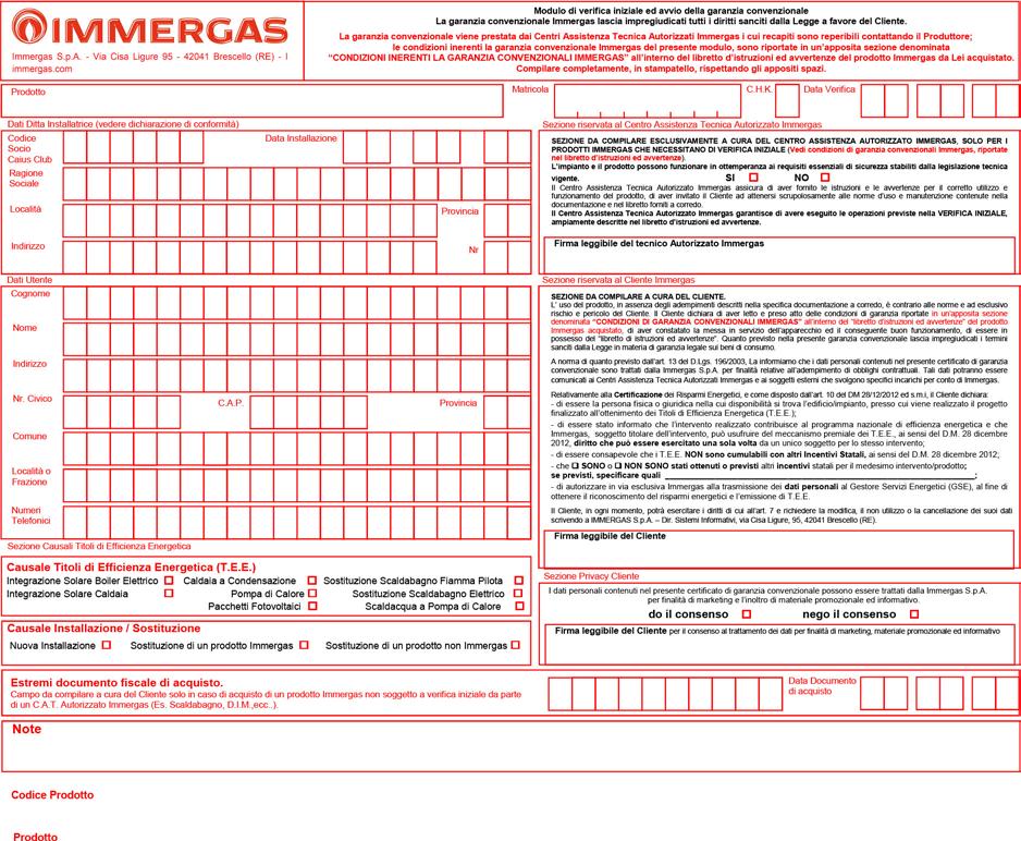 Inserire la matricola caldaia (vedi libretto di garanzia Fig. 10). 2. DESCRIZIONE PAGINA HOME. 12 9 10 3 8 6 7 13 14 4 10 11 12 N.B: utilizzando il pulsante Leggi codice a barre (Rif. A, Fig.