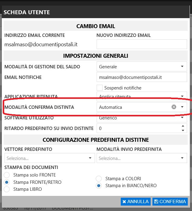 CREDENZIALI Se non hai ancora ricevuto le credenziali scrivi a info@documentipostali.