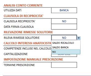 CASO 7: LA RILEVAZIONE DELLE RIMESSE SOLUTORIE individuazione dei versamenti di carattere solutorio, procedura: effettuare una ricostruzione del rapporto di conto corrente; effettuare