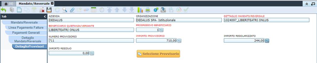 Mettersi in modalità d inserimento (cliccando sull icona della barra degli strumenti) per la registrazione di un nuovo record.