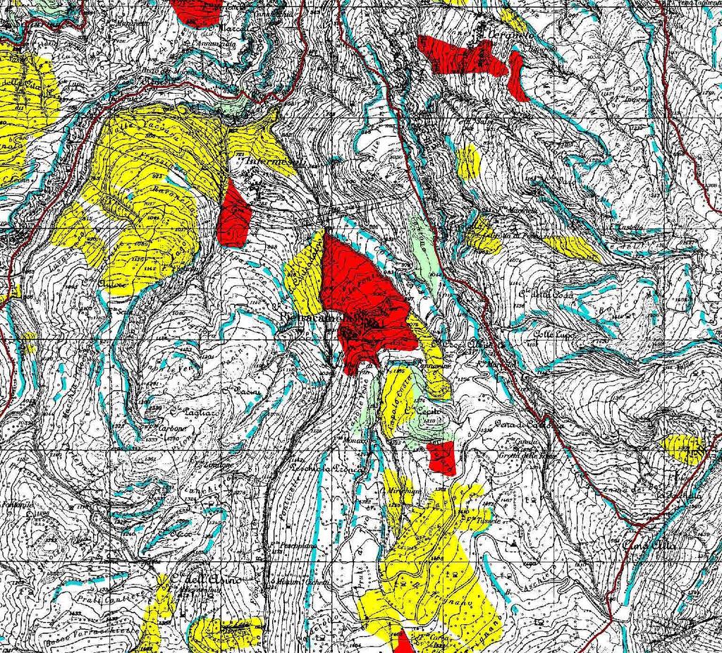 Piano di Assetto Idrogeologico (PAI) - CARTA DELLA PERICOLOSIT PERICOLOSITÀ scala 1:25 000 0 9 CARTA