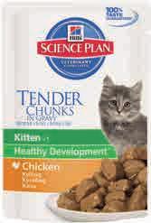 /kg 10,42 HILL'S SCIENCE PLAN alimento umido completo per gatti, disponibile nelle varianti per gattini, gatti