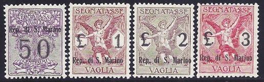 Conciliazione (1/13+Ex) sopr. SAGGIO. Rara (Cat. 2.400). 450,00 551 1933 Anno Santo (15/18). Spl.