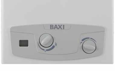 Selettore di temperatura dell acqua Posizione spento Gas al minimo Gas al massimo Gli scaldacqua Acquaprojet+ a tiraggio naturale, sono dotati di un cruscotto dal design semplice ed essenziale: 2