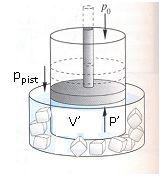 Una bobola di volue c 3 contiene un gas erfetto alla ressione, 7 N/.