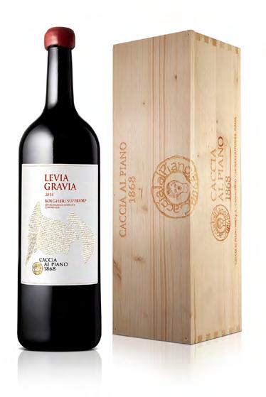 CACCIA AL PIANO LEVIA GRAVIA 2014 BOLGHERI SUPERIORE DOC UVAGGIO: 40% Cabernet Sauvignon, 32%Cabernet Franc, 28% Merlot. IL CLIMA: L annata 2014 rimarrà a lungo nella memoria dei produttori.