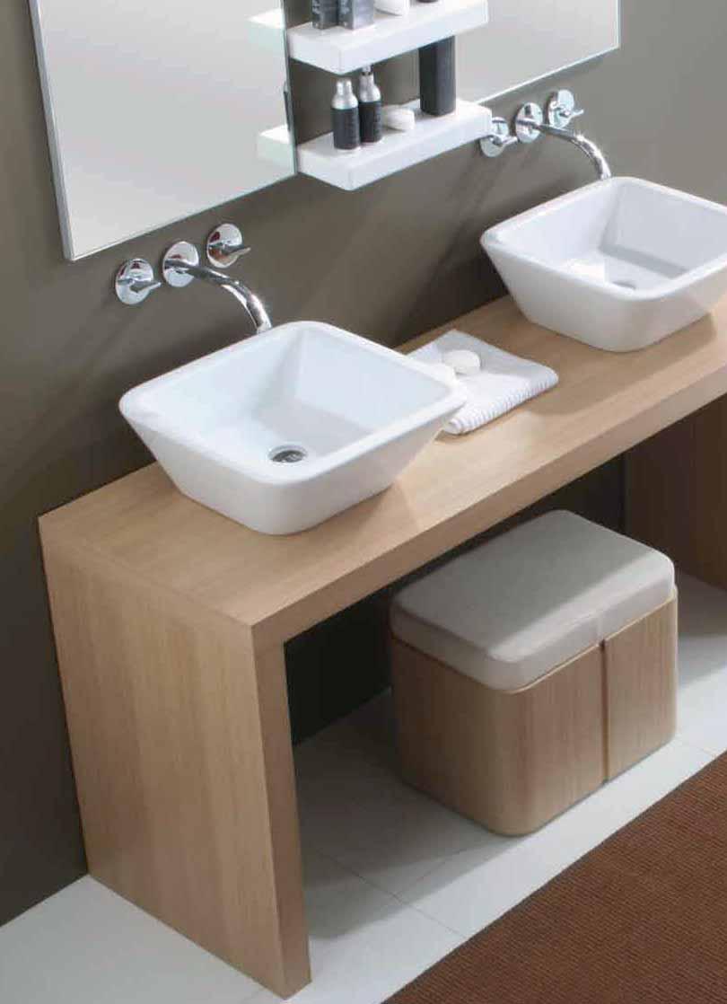 120»Lavabo TDQU COMPOSIZIONE CON DUE LAVABI TDQU DA