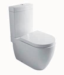 04NI + 12NI»VASO UNIFICATO S/P FILO PARETE WC BACK TO WALL S/P TRAP COD.