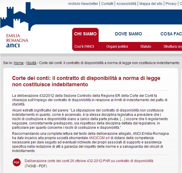 link 26 ottobre 2012