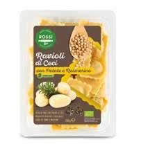 Caratteristiche: prodotto biologico vegetale, fonte di fibre e proteine Tortelloni di borragine (100% farina di tipo 2, ricotta, borragine,