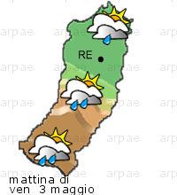 bollettino meteo per la provincia di Reggio-Emilia weather forecast for the Reggio-Emilia province Temp MAX 19 C 11 C Pioggia Rain 7mm 30mm Vento Wind 31km/h 60km/h Temp.