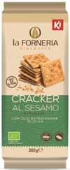 3,30 8,80 /kg Cracker al sesamo con olio