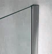 luminium structure Eccentric bearing Height 200 cm Tempered glass th.