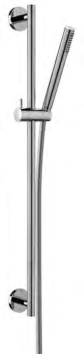 ABS hand-shower ZSAL 135CRAG LIFE Saliscendi Life con doccia (monogetto) in metallo Life sliding rails with