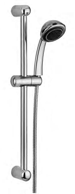 rails with (4-spray functions) ABS hand-shower ZSAL 132CR PANAMA Saliscendi Prince con doccia (4 getti) in